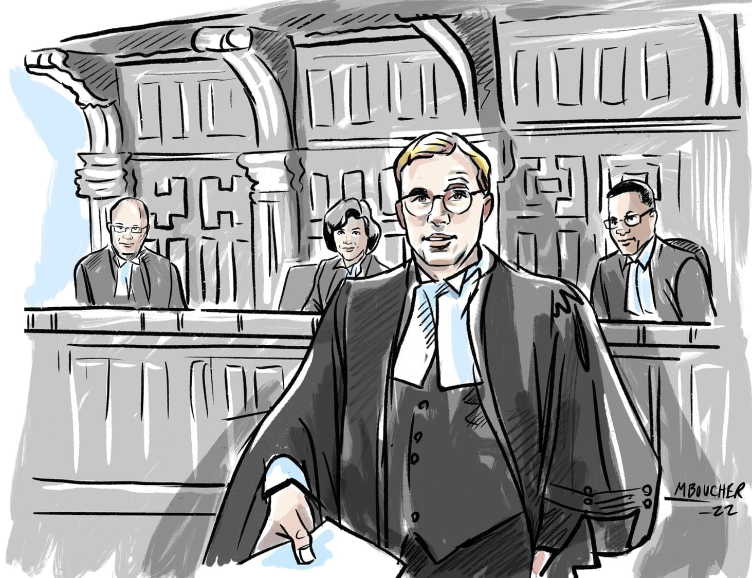 SuJung Lee Court Sketch